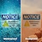 Signmission Maintenance Personnel Only OSHA Notice Sign, Plastic, 10in W x 7in L, 2PK OS-2PACK-NS-P-710-L-15921 - alternate 8